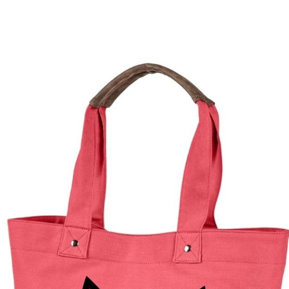 My cat and I quality canvas tote bag by Authentic pigment - Picture 2 of 5